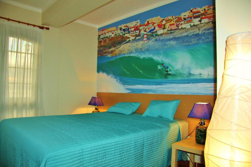 Supertubos Beach Hostel Атогиа-да-Балейя Экстерьер фото